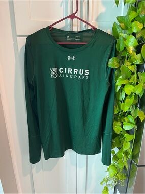 LG Under Armour Green Performance HeatGear Top